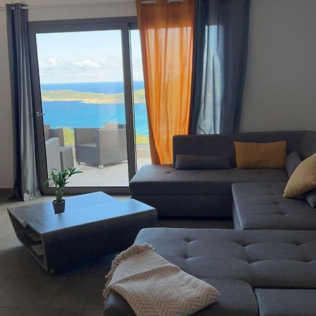 Haut De Villa - Vue Mer Avec Coucher De Soleil カルジェーズ エクステリア 写真