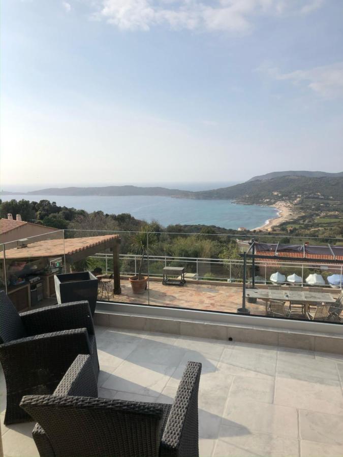 Haut De Villa - Vue Mer Avec Coucher De Soleil カルジェーズ エクステリア 写真